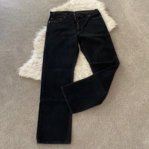 Levi’s black denim jeans